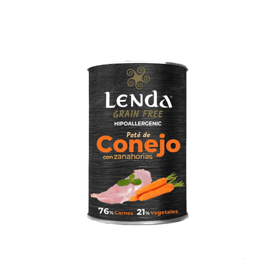 Paté para Perros de Conejo Grain Free Lenda 400 g
