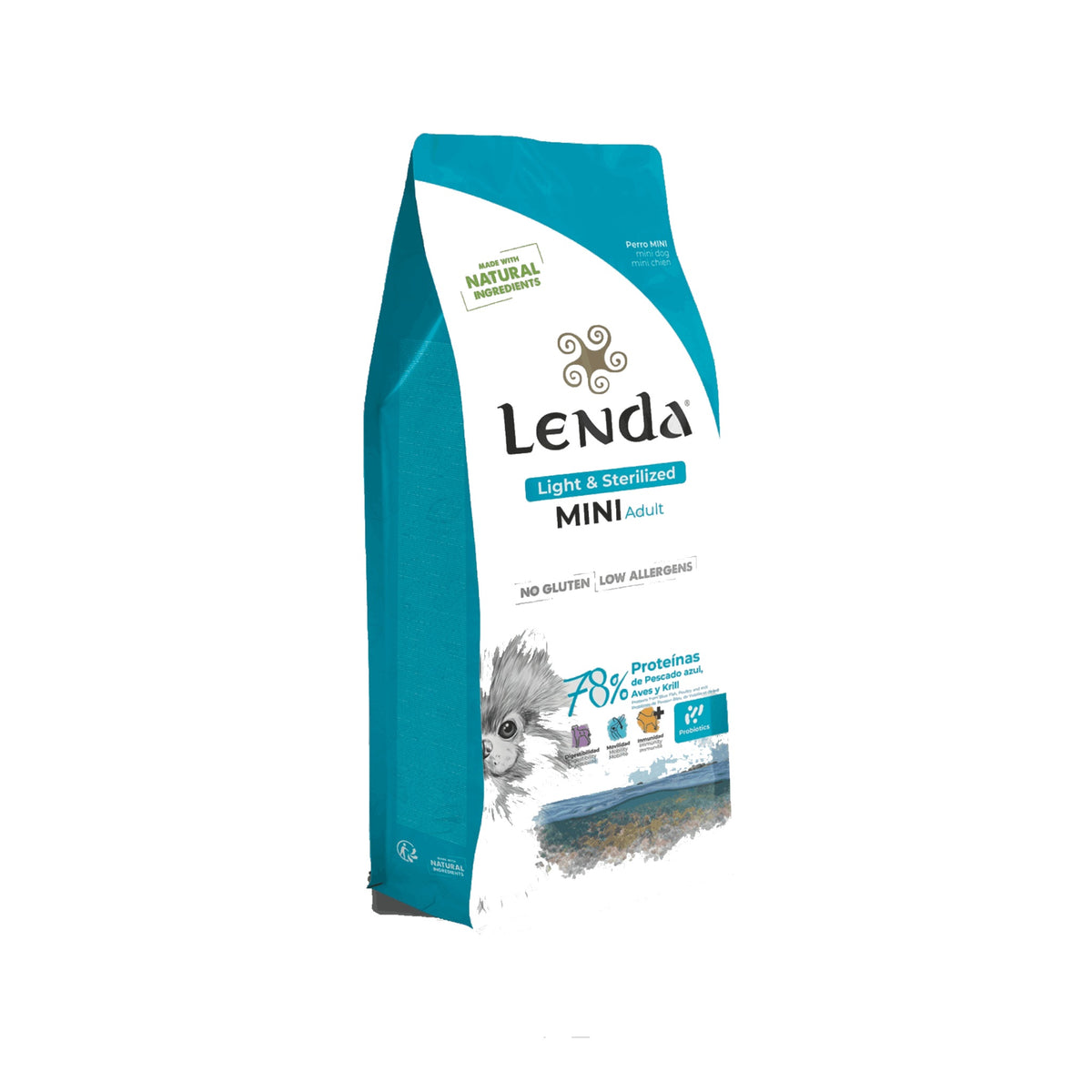 Pienso Light para Perros Pequeños Esterilizados Lenda 2 kg