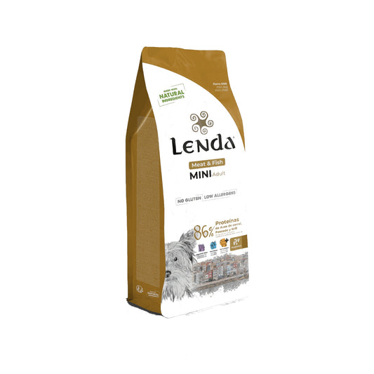 Pienso para Perros Pequeños Carne y Pescado Mini Lenda 2 kg