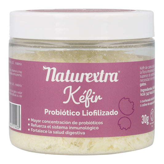 Kéfir liofilizado de cabra para perros y gatos 30 g NaturExtra