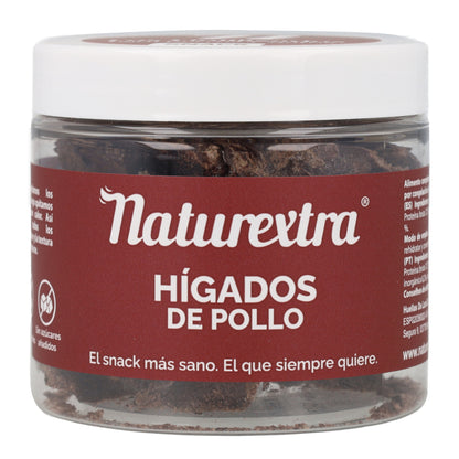 Snack natural liofilizado de hígado de pollo 30 g NaturExtra