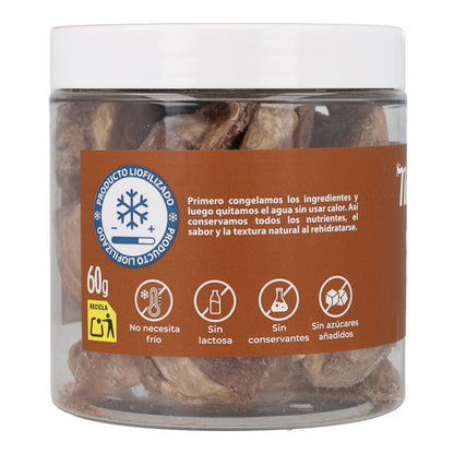 Snack natural liofilizado de mollejas de pollo 60 g NaturExtra