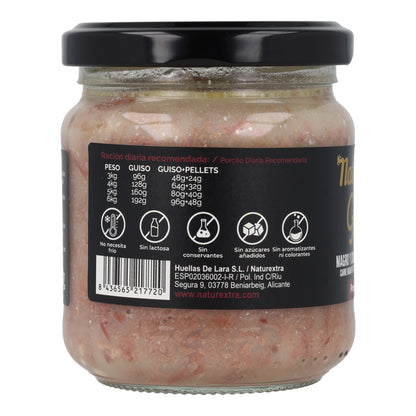 Guiso natural para gatos con ternera y taurina 170 g NaturExtra