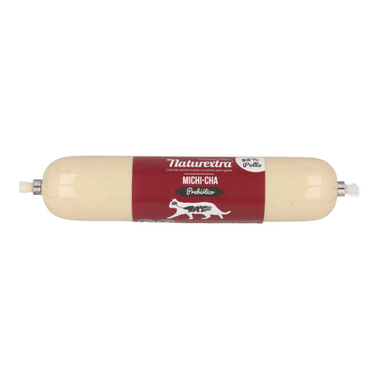 Comida húmeda para gatos Michicha con pollo con inulina y salmón 150 g NaturExtra