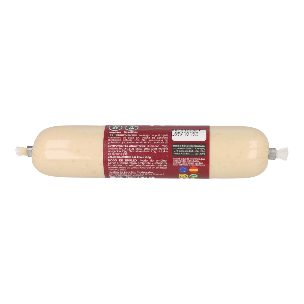 Comida húmeda para gatos Michicha con pollo con inulina y salmón 150 g NaturExtra