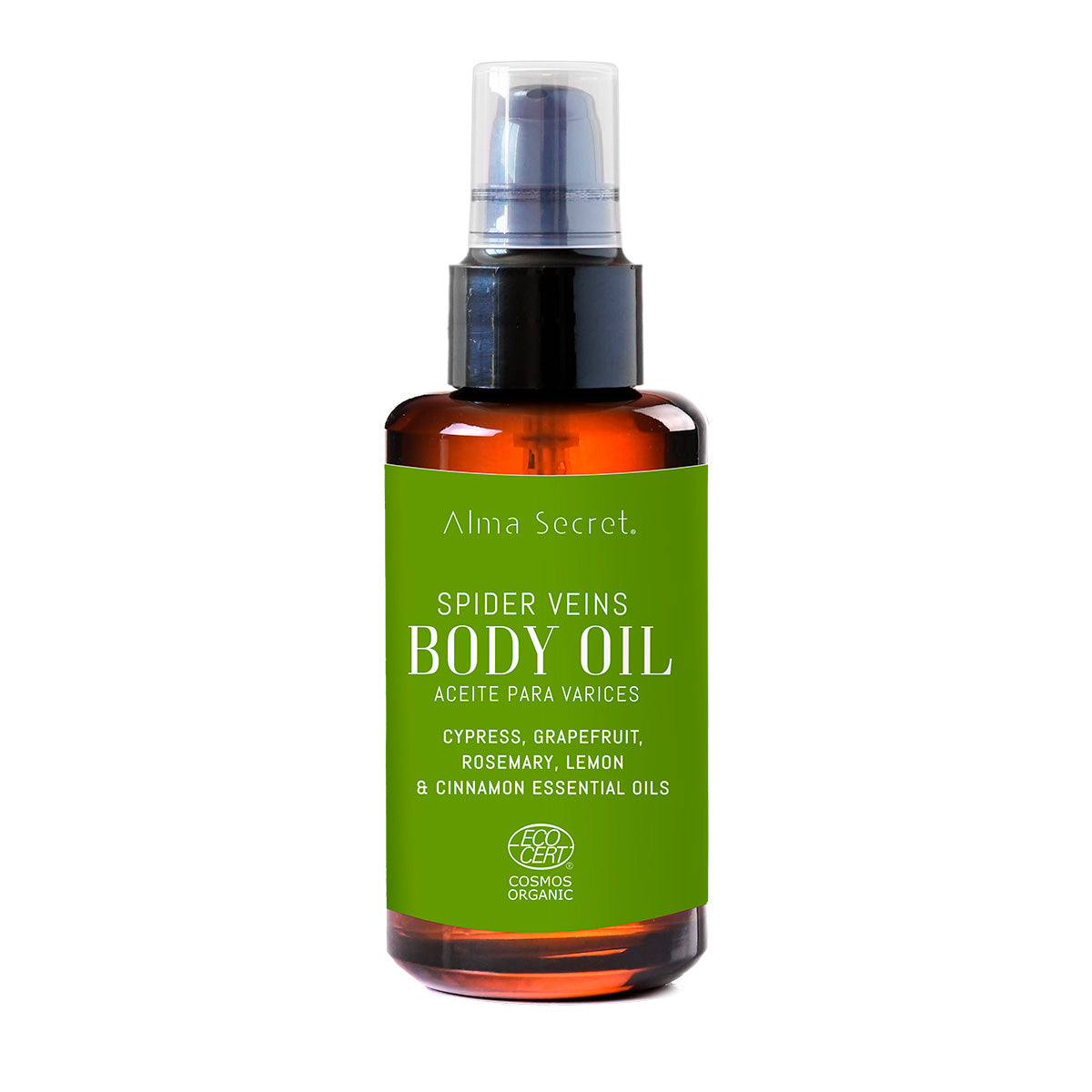 Óleo Alma Secret para Varizes e Pernas Cansadas com Cipreste, Toranja e Alecrim 100 ml