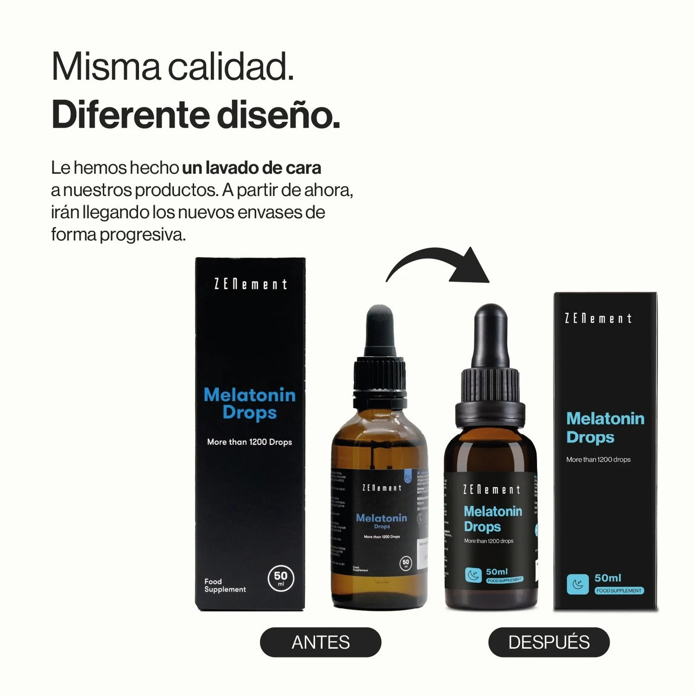 Gotas de Melatonina Zenement, 50 ml