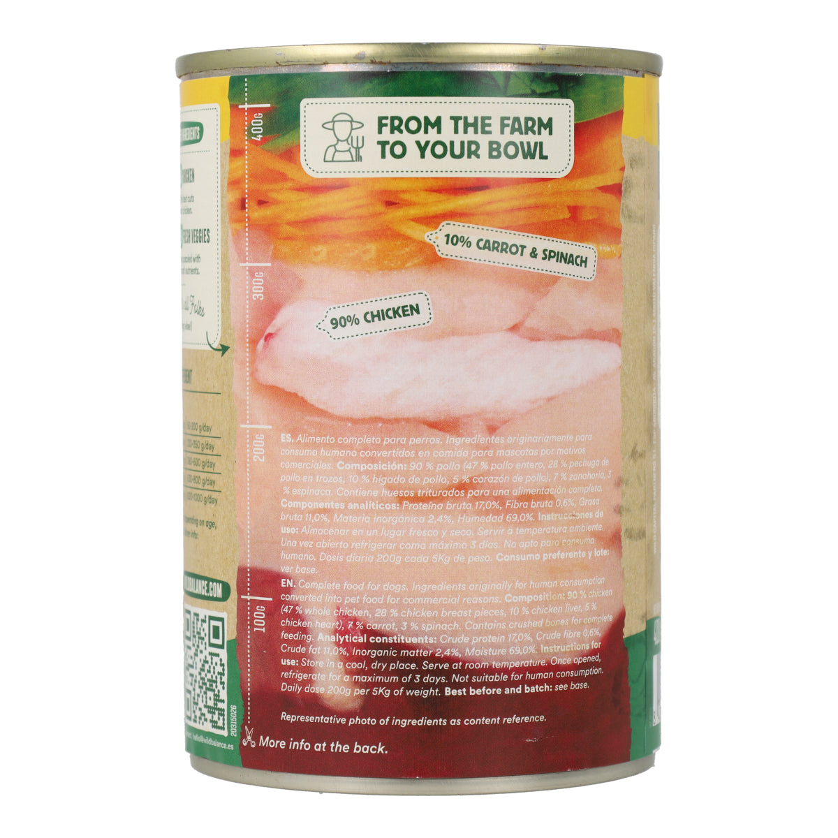 Wild Balance BARF Frango em Lata para Cães 400g