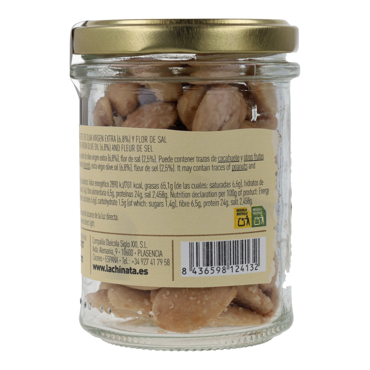 Almendras Tostadas Con Aove y Flor de Sal La Chinata 100 g