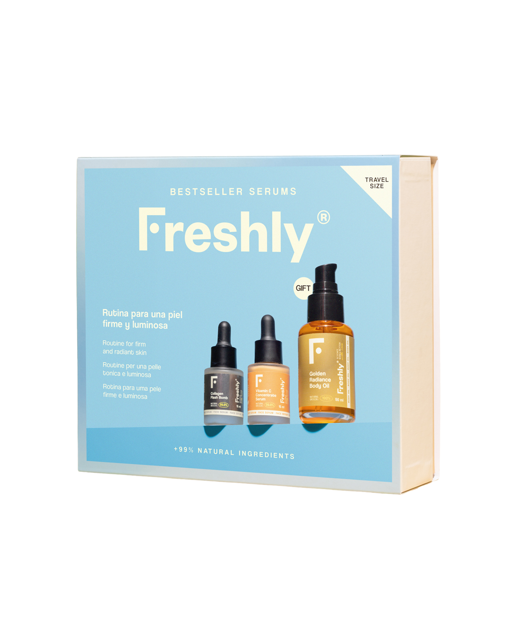 Best Seller Serums Freshly Cosmetics 2 x 15 ml + 50 ml