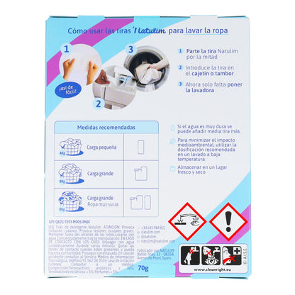 Embalagem de 10 tiras de lavagem Eco Lavender, Natulim, 40 lavagens