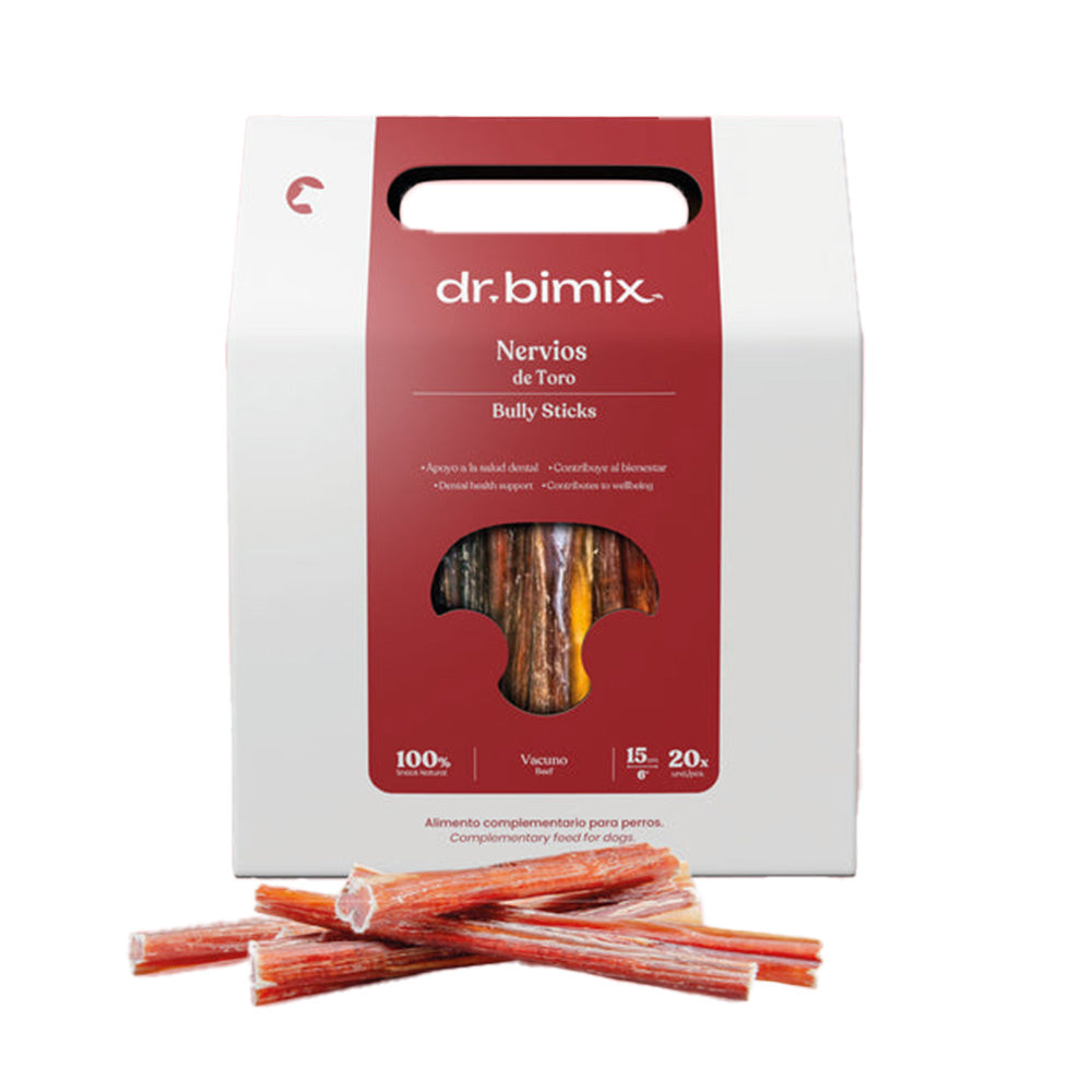 Nervio de Toro para Perros de Larga Duración 15 cm 450 g dr.bimix