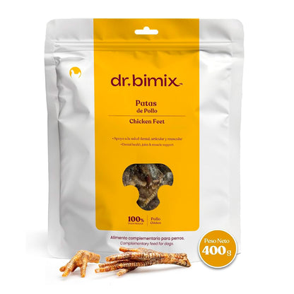Patas de Pollo para Perros Snack Natural 400 g dr.bimix