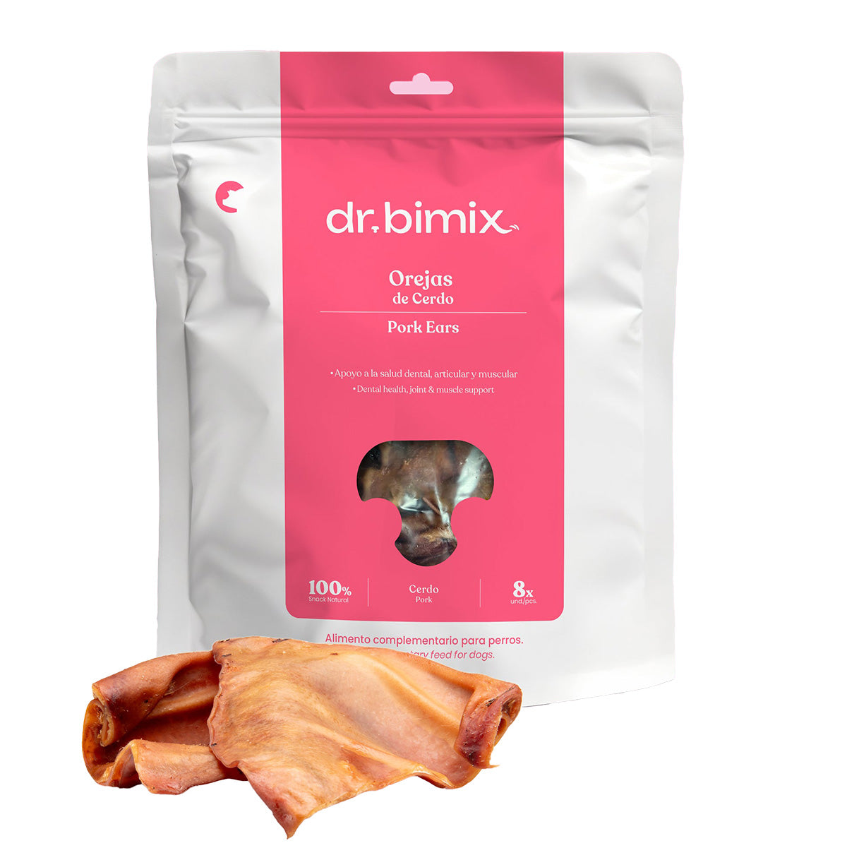 Orejas de Cerdo para Perros Masticación Natural 230 g dr.bimix