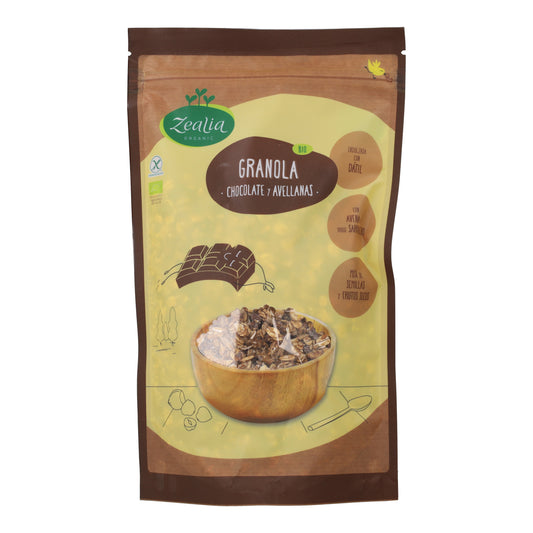 Granola de Chocolate BIO sem Glúten Zealia 300 gr