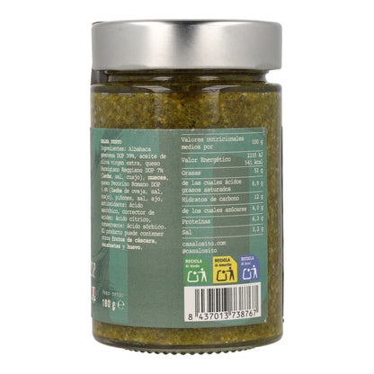 Pesto SIN Gluten a la Genovese Casa Losito 180g