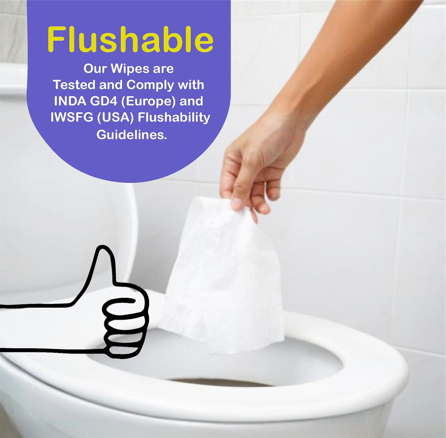 Toallitas para bebés Desechables WC Sin Fragancia Wannawipes 48uds