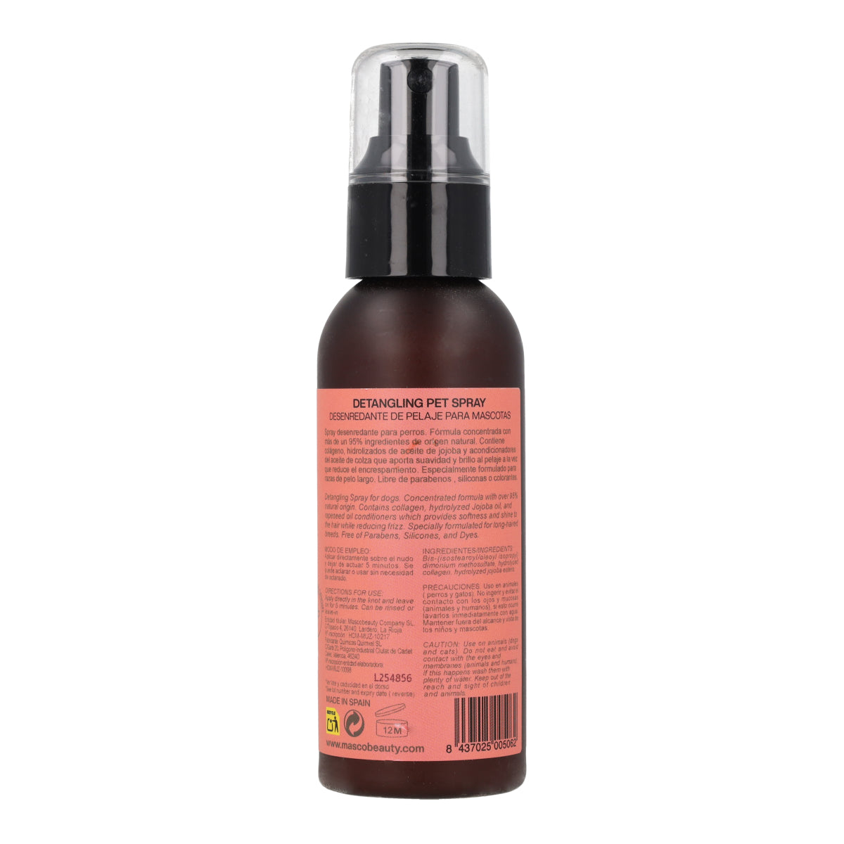 Spray desenredante para perros Masco Beauty 100 ml