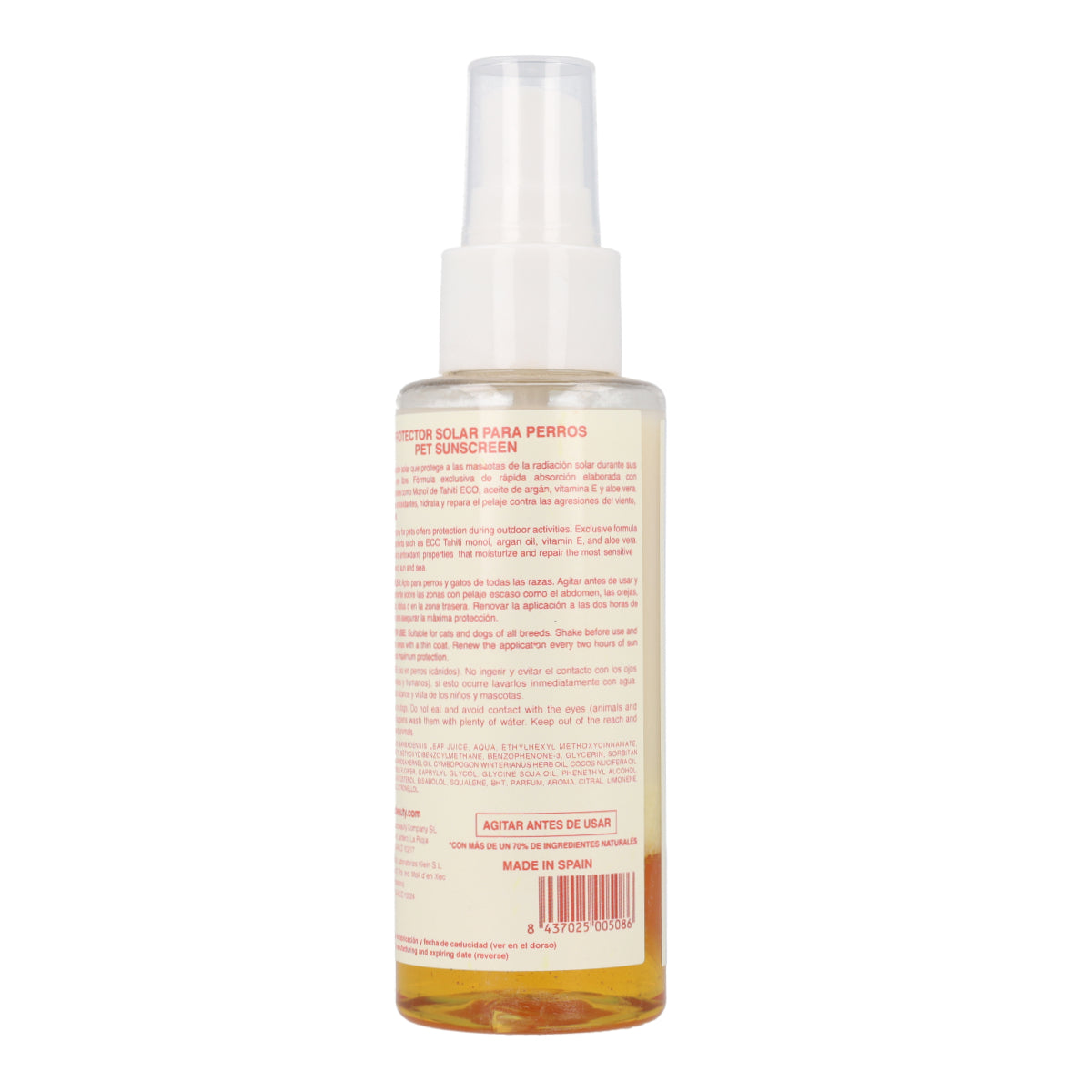 Protector solar para perros SPF 30 Masco Beauty 100 ml