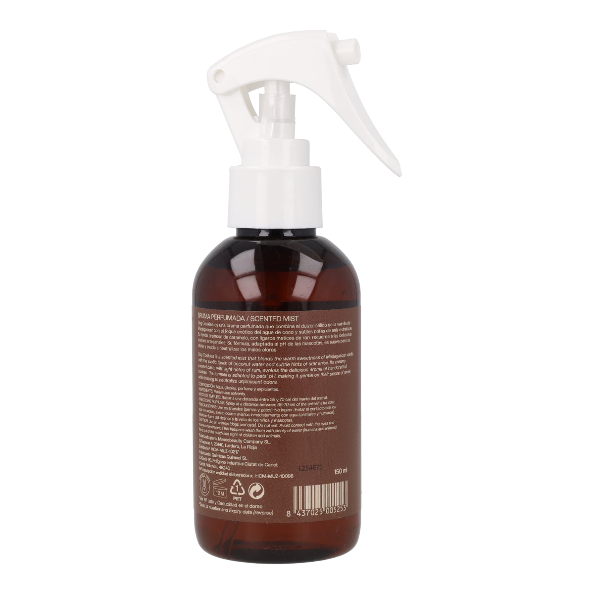 Colonia para perros aroma Galletas & Croissant Masco Beauty 150 ml