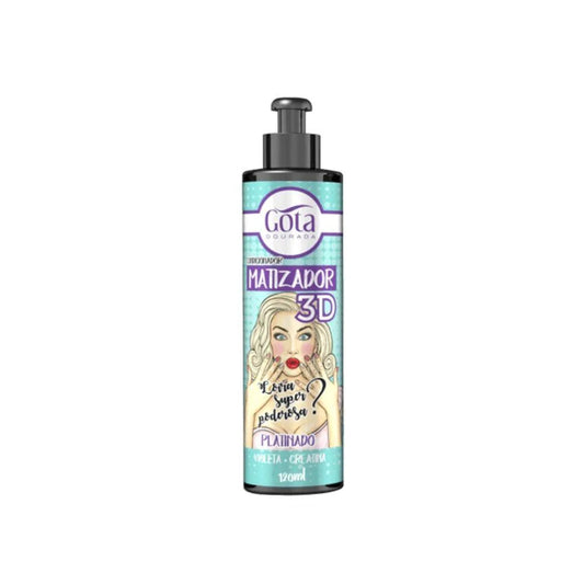 Gota Dourada Acondicionador Matizador 3d Platinado 120ml_0