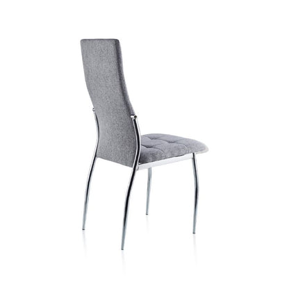Pack 4 Sillas De Comedor Diana Metal, Tejido, 44 X 100 X 57cm_4