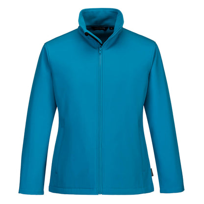 Softshell Para Mujer Print & Promo (2 Capas) / Xxl / Agua_0