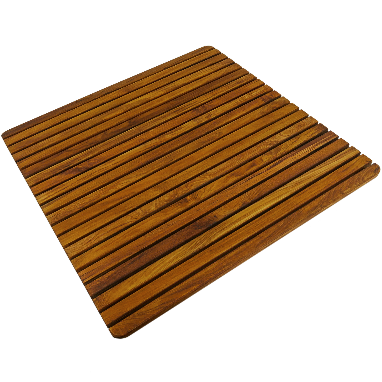 Tarima Para Ducha Y Baño Cuadrada 71 X 71 Cm De Madera De Teca Certificada_0