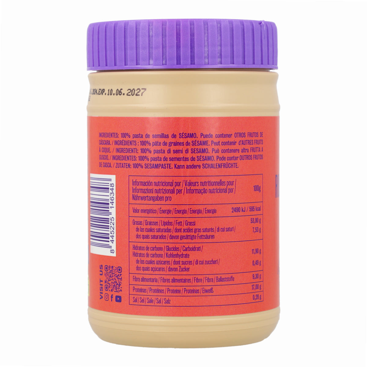Creme de Tahini com Sésamo Torrado 300 g Nut&amp;me