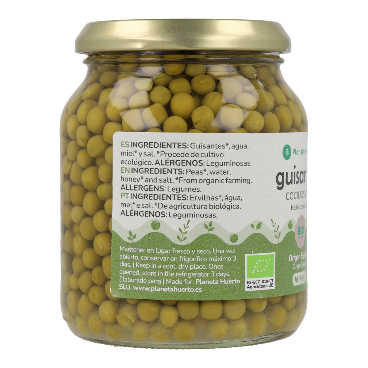 ECO Planeta Huerto Ervilhas 320 g