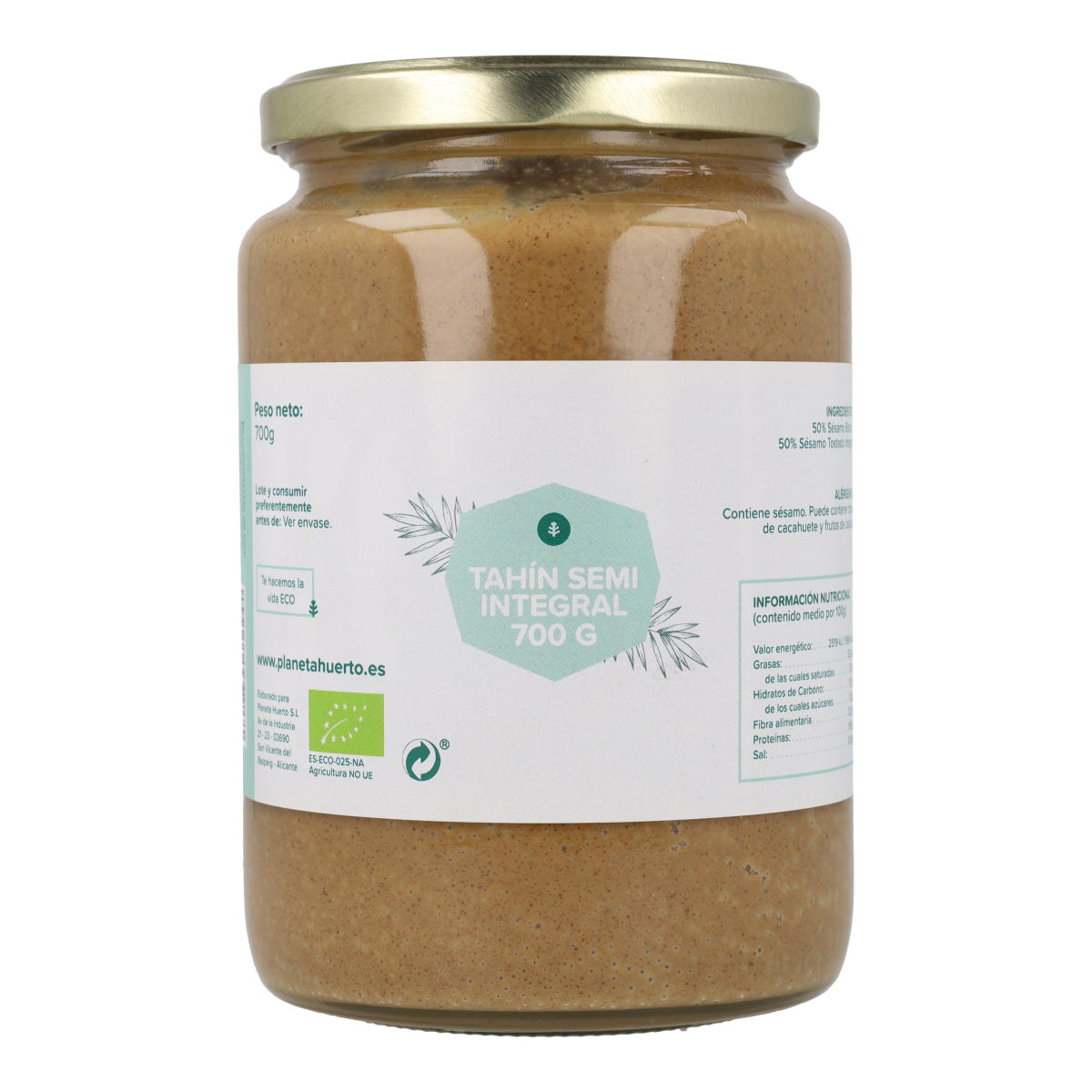 Tahini Semi Integral ECO Planeta Huerto 700g