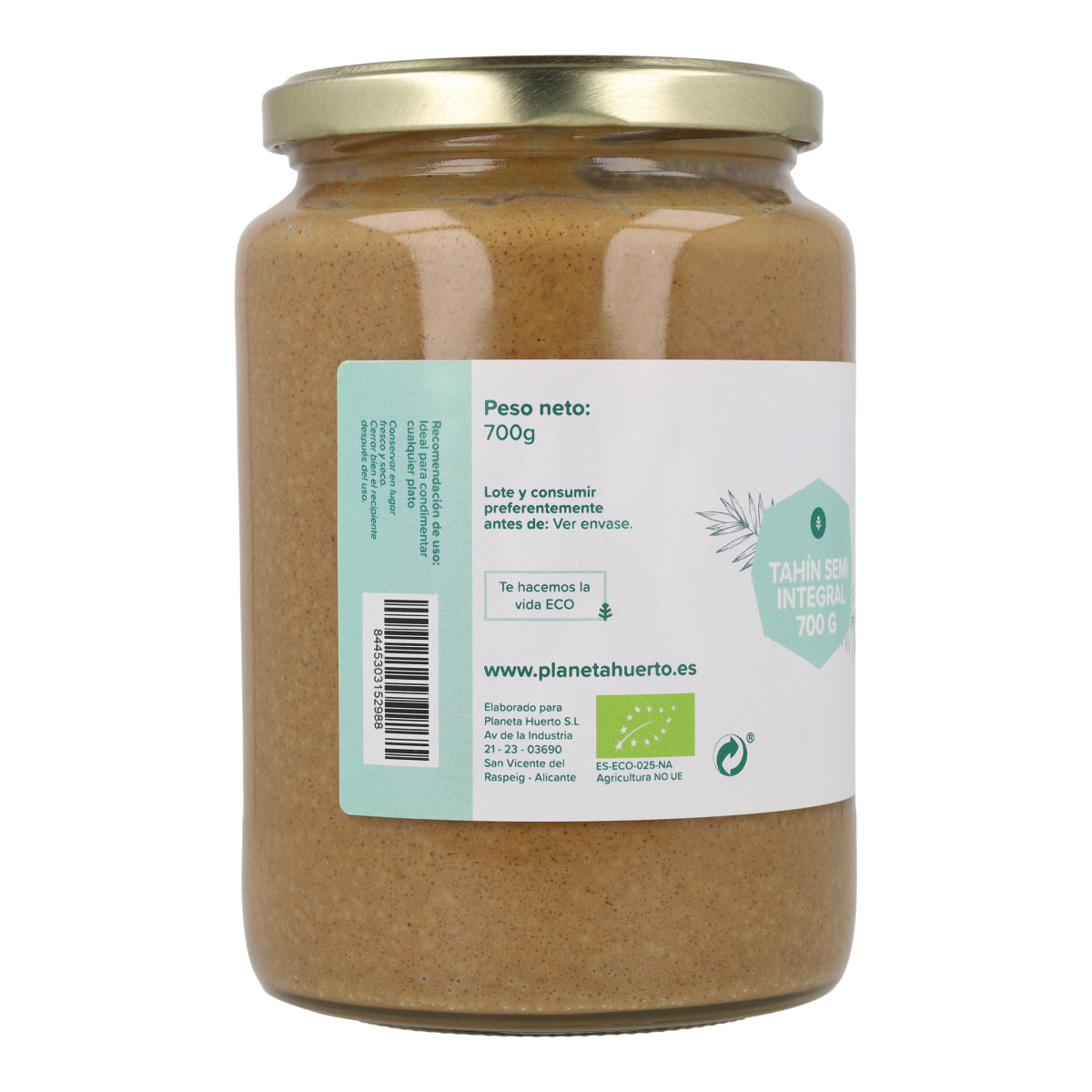 Tahini Semi Integral ECO Planeta Huerto 700g
