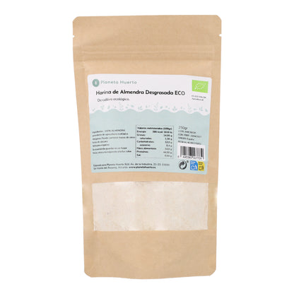 Farinha de amêndoa desengordurada Planeta Huerto ECO 250 g