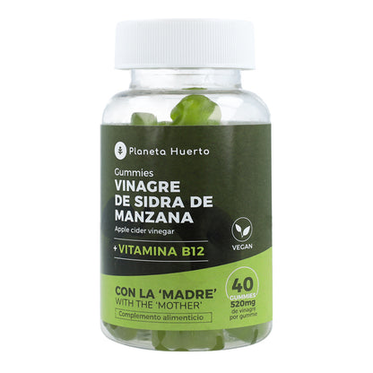 Gomas de Vinagre de Maçã com Mother Planeta Huerto 50 gomas