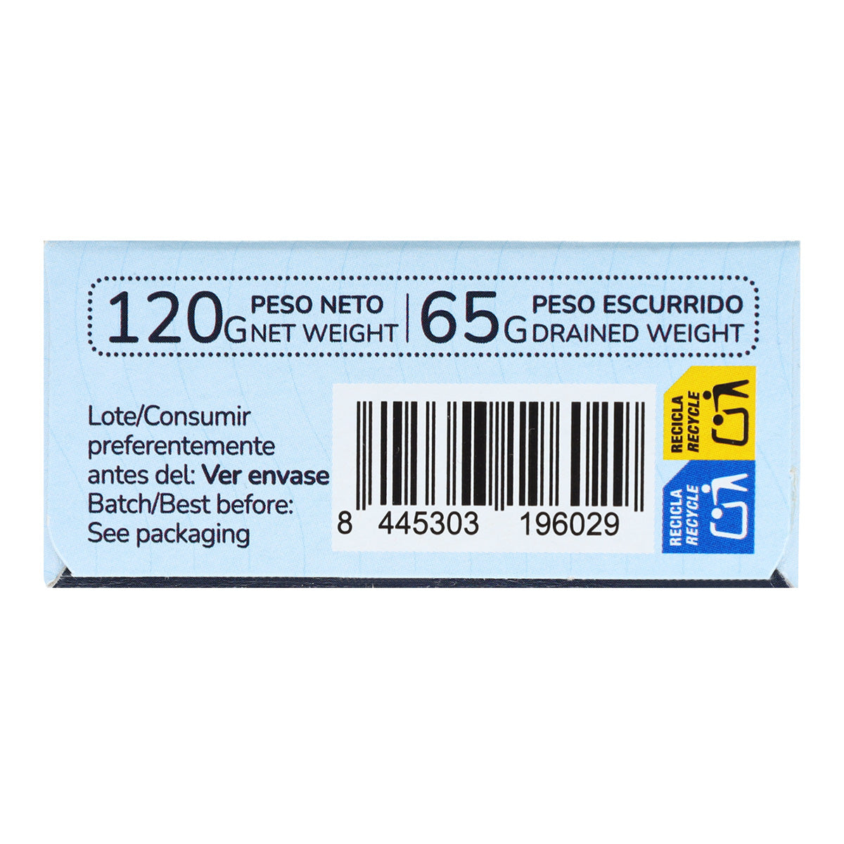 Hígado de bacalao en su propio aceite Planeta Huerto 120 g