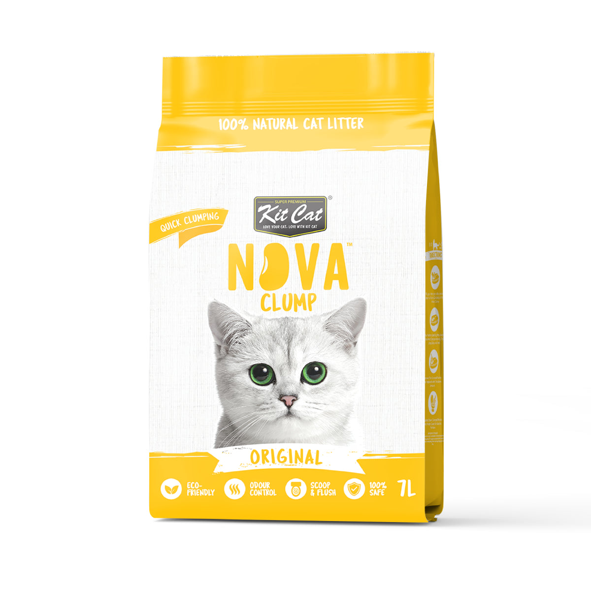 12x Pack Kit Cat Arena Eco Nova - Original 7 L Arena para gatos