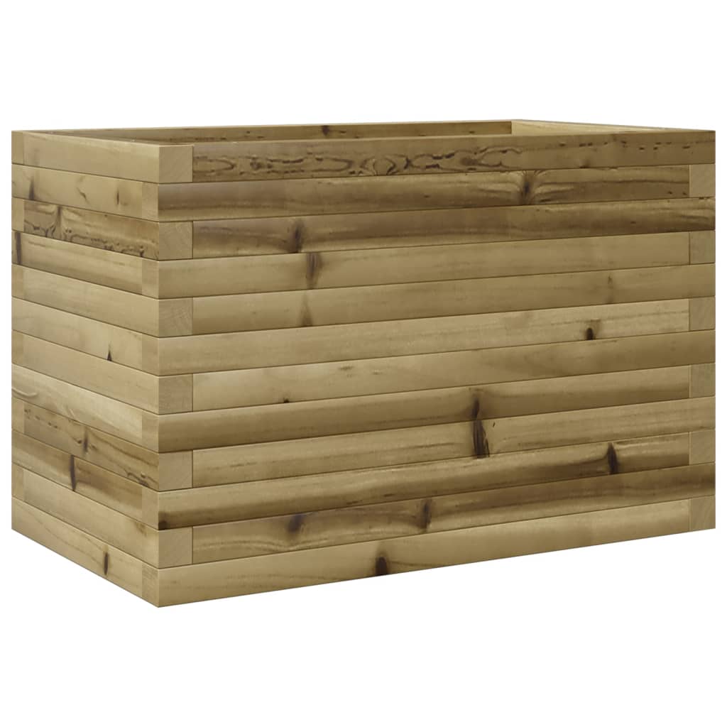 Jardinera De Madera De Pino Impregnada 70x40x45,5 Cm_0