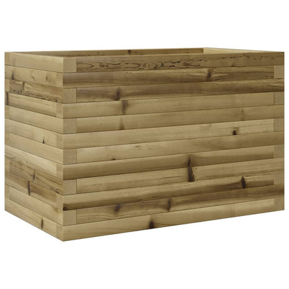 Jardinera De Madera De Pino Impregnada 70x40x45,5 Cm_0