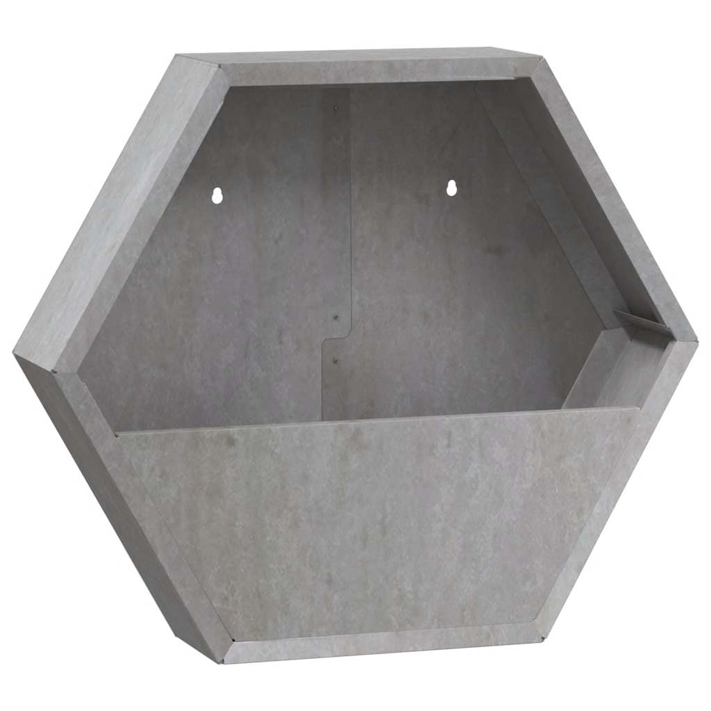 Jardineras De Pared 2 Uds Acero Corten Oxidado 46x10x40 Cm_3