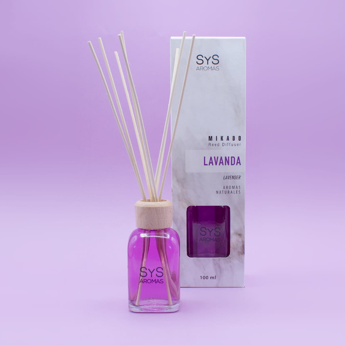 Ambientador Mikado Lavanda 100 ml | Difusor de Varillas | Fragancia Relajante y Decorativa | Hogar_2