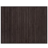Vidaxl Tapete retangular de bambu castanho escuro 80x100 Cm