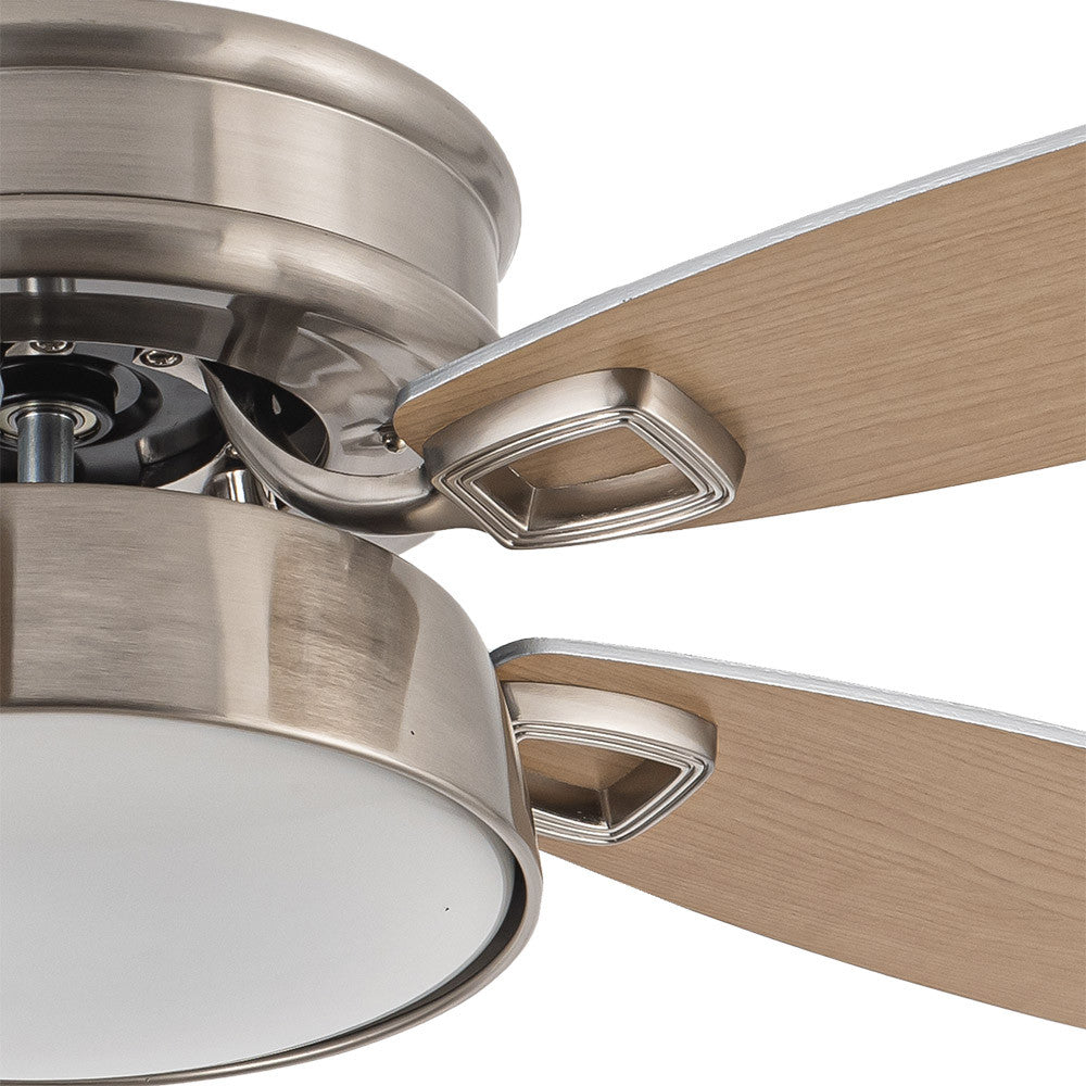Ventilador 30w Dc Braw Niquel 5 Aspas Plata/haya 6 Vel. 3 Colores 106,7d C/remoto, Memoria Y Temporizador 2850lm_2