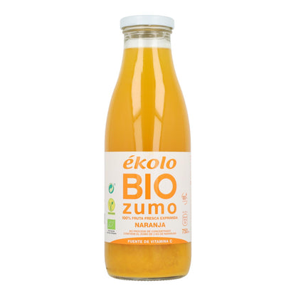 Ékolo 100% sumo de laranja biológico espremido na hora 750 ml