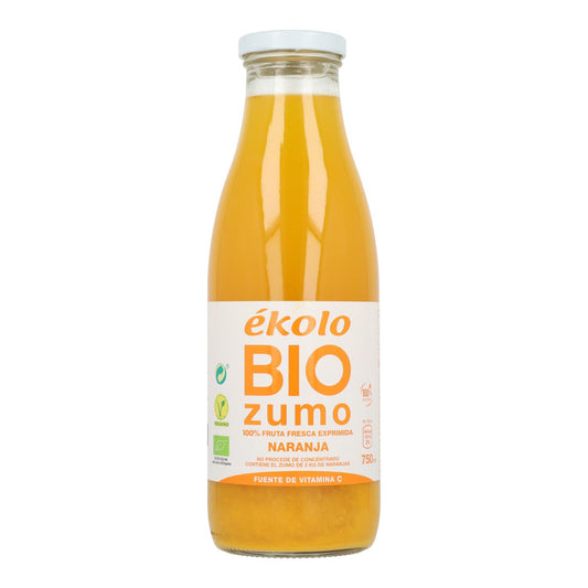 Ékolo 100% sumo de laranja biológico espremido na hora 750 ml