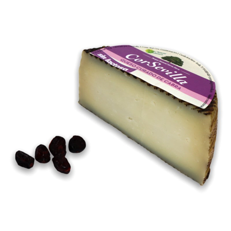 Queso Curado De Cabra Sin Lactosa 350 grs aprox_0