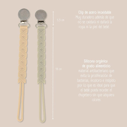 Chupetero De Silicona - 2 Piezas._2