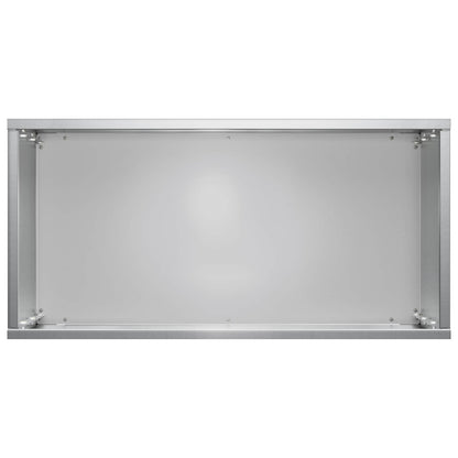 Macetero De Jardín Plateado 40 X 20 X 50 Cm Acero Galvanizado_3