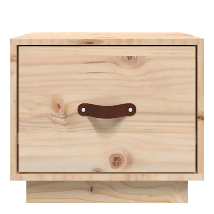Mesitas De Noche 2 Uds Madera Maciza De Pino 40x34x35 Cm_3
