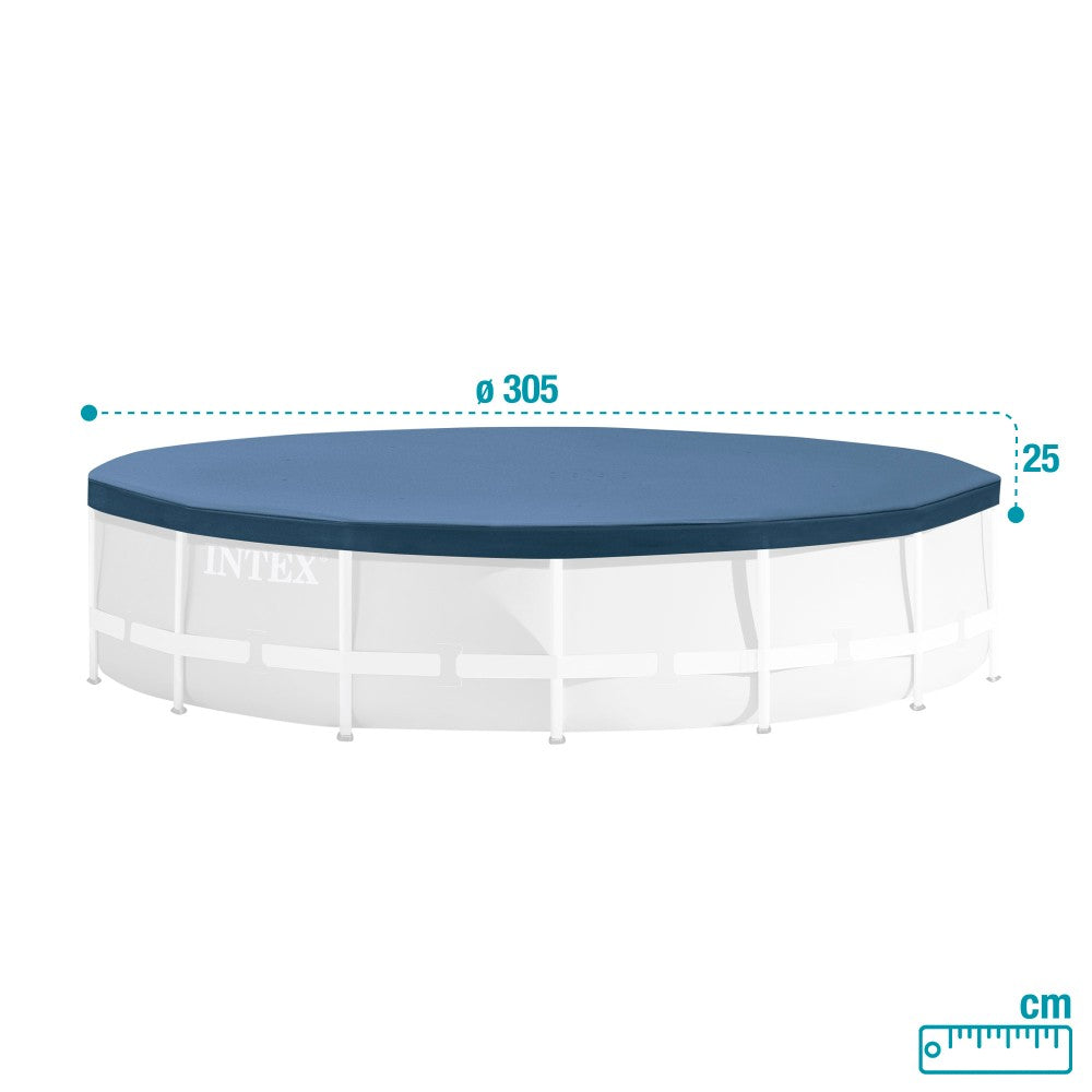 Cobertor Para Piscinas Desmontables Intex Metal Y Prism Frame 305 Cm_5