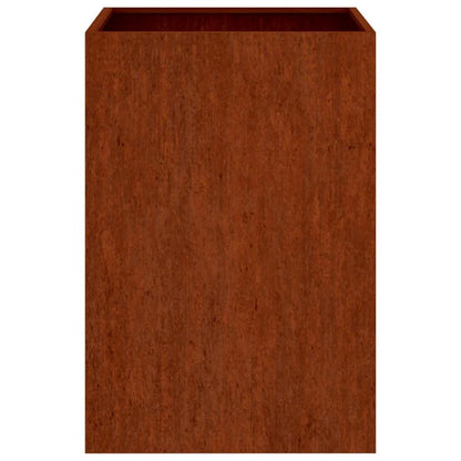 Jardinera De Acero Corten 52x48x75 Cm_4